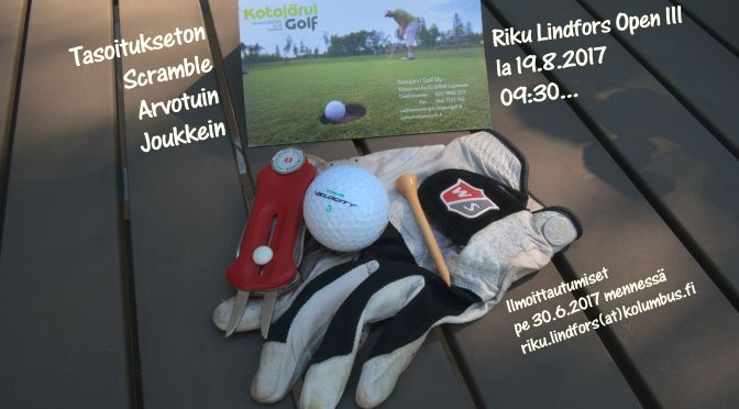 Riku Lindfors Open III